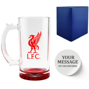 Personalised Liverpool 20oz Beer Mug, Gift Boxed
